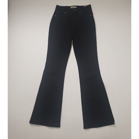 Madewell Perfect Vintage Flare Jean Women's Size 24 in Sherborn Wash Black NF379 - Picture 13 of 16